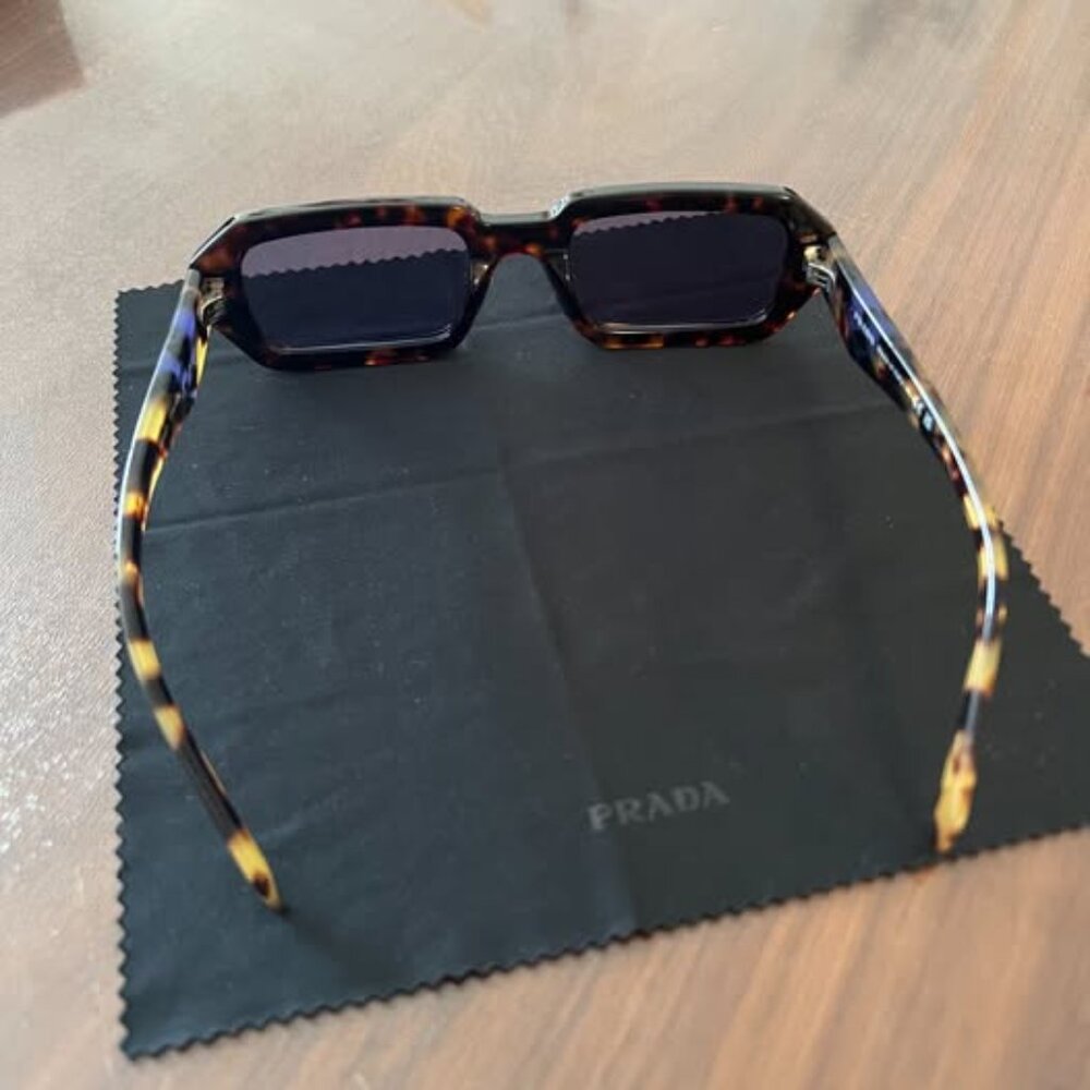 Prada Rectangular Sunglasses Like New! Only Worn … - image 2